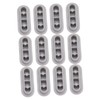SEWACC 12pcs Toilet Seat Bumpers Cushions Pads Durable Gasket for