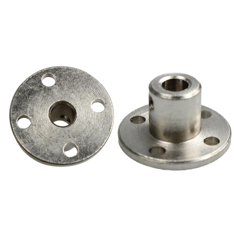 Pocoxll 4Pcs Flange Shaft Coupling Set,Flange Coupling Connector for Motor