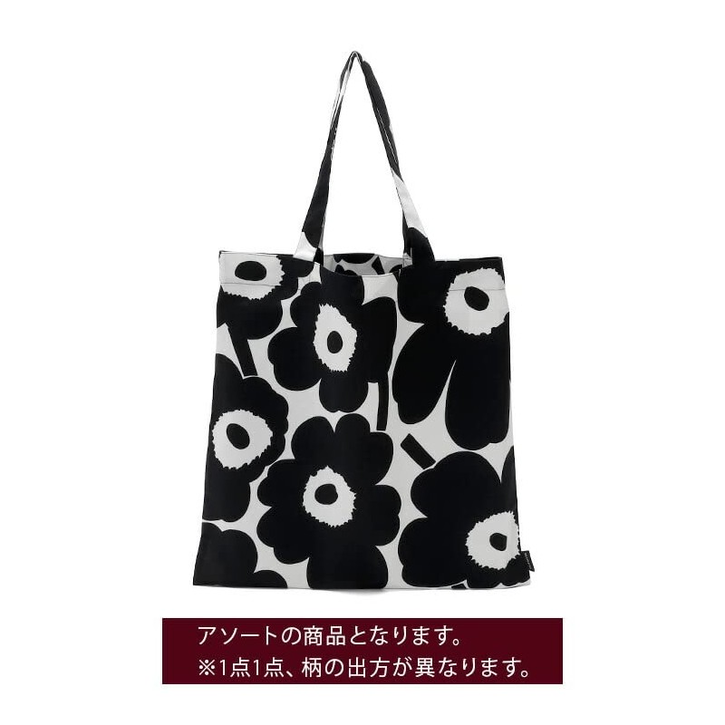 Marimekko 067572 Women's Tote Bag, A4 Size, Fabric Bag, Pieni