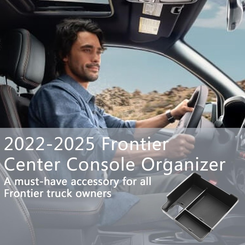 2022 2023 2024 2025 Frontier Pickup Truck Center Console Organizer