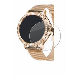 BROTECT Protective Glass for Walkbee Smartwatch 1.3 Inch (Round) Protective Film Tempered Glass [Extremely Scratch-Resistant 9H, Anti-Fingerprint, Ultra Transparent]