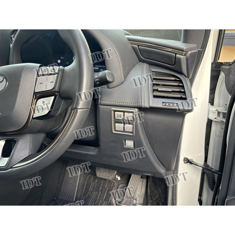 IDT 40系 アルファード ヴェルファイア フロントスイッチパネルカバー トリム リング ステンレス製 インテリアパネル 内装