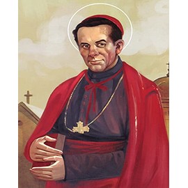 Catholic print picture - St John Neumann N - 8" x 10" ready to be framed