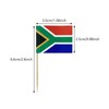 100 Pcs South Africa Flag South African Toothpick Flags Cocktail