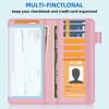 BVYA Checkbook Cover for Men & Women with RFID Blocking,