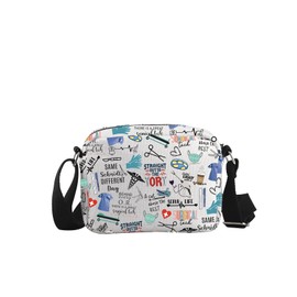 JTOUK Surgical Tech Gift National Surgical Technologists Week Surgical Zipper Canvas Crossbody Bag (Surgical Tech HKB EU)