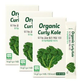 Irob (현대홈쇼핑)이롭 유기농 곱슬 컬리 케일 100 14포 X 3박스 Hyundai Home Shopping Irob Organic Curly Kale 100 14 Packs X 3 Boxes