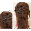 JewelVOX Hair Accessories, Simple, Evening Roll, Comb, Black, Brown, Select