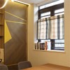 WPKIRA Blackout Cafe Curtains Short Curtains Scandinavian Colorful Striped Curtains