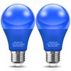 DORESshop Blue Light Bulbs, 9W (60 Watt Equivalent) - E26