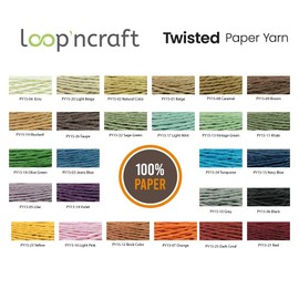 Loopncraft Twisted Paper Yarn Light Beige