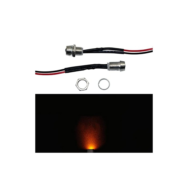 Lumonic 5 x Super Bright Screw LEDs with Resistor for