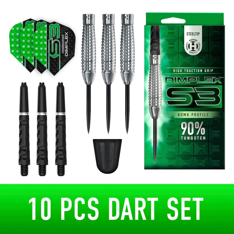Harrows Dimplex Bomb & Tapered Darts Set I Professional Darts