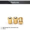 Utoolmart Ball Dia Brass Electroplating Door Cabinet Ball Catch Latch