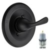 T13020-BL Matte Black Shower Handle Replacement for Delta R10000 Series,