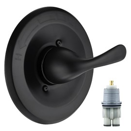 T13020-BL Matte Black Shower Handle Replacement for Delta R10000 Series, Compatible with Delta Classic 13 Series Single-Function Trim Kit (Cartridge Included)