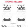 M MATI Front Left Right Brake Caliper Set with Pads