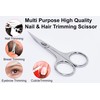MF STATE Professional Nail Scissors with stainless steel perfect for