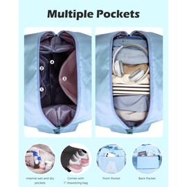 Vogewood Trending Gifts for 3 4 5 6 7 8 9 10 11 12 13 Year Olds Kids, Girls Initial Travel Duffel Bag, Girl Sports Bag, Kid Weekender Bag, Tween Girls Gifts Daughter Gifts (Letter K)