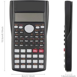 JS-82MS-A Scientific Calculator - 240 Functions, 10+2 Digit Display, Advanced Calculation Tool for Students and Professionals