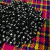 Amaney 400pcs Black Acrylic Number Beads 6x6mm Mixed Number Beads