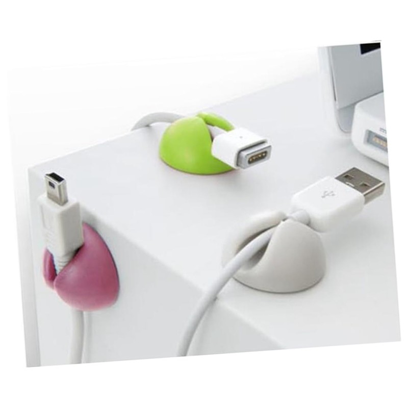 SHINEOFI 10Pcs Portable Cable Winder Organizer for Desktop Efficient Wire