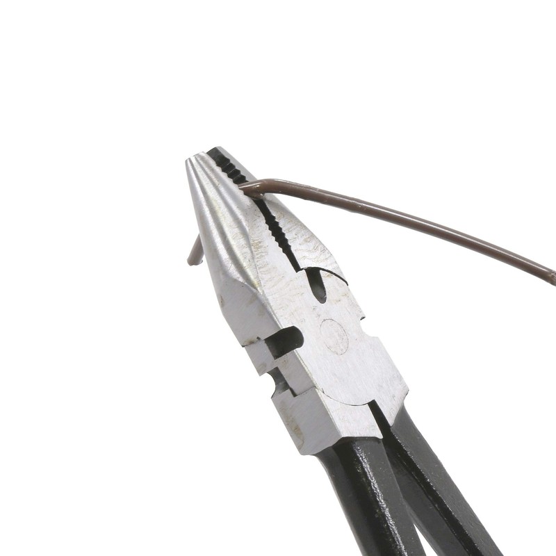 10" Premium Fence Pliers Round Nose Utica Style