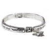 4030891 Psalm 91:11 Angel Stretch Bracelet Scripture Guardian Protect Watch