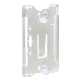 Porta Tarjeta Accesspro Para Cristal Con Ventosas Iso Card                                                                                            