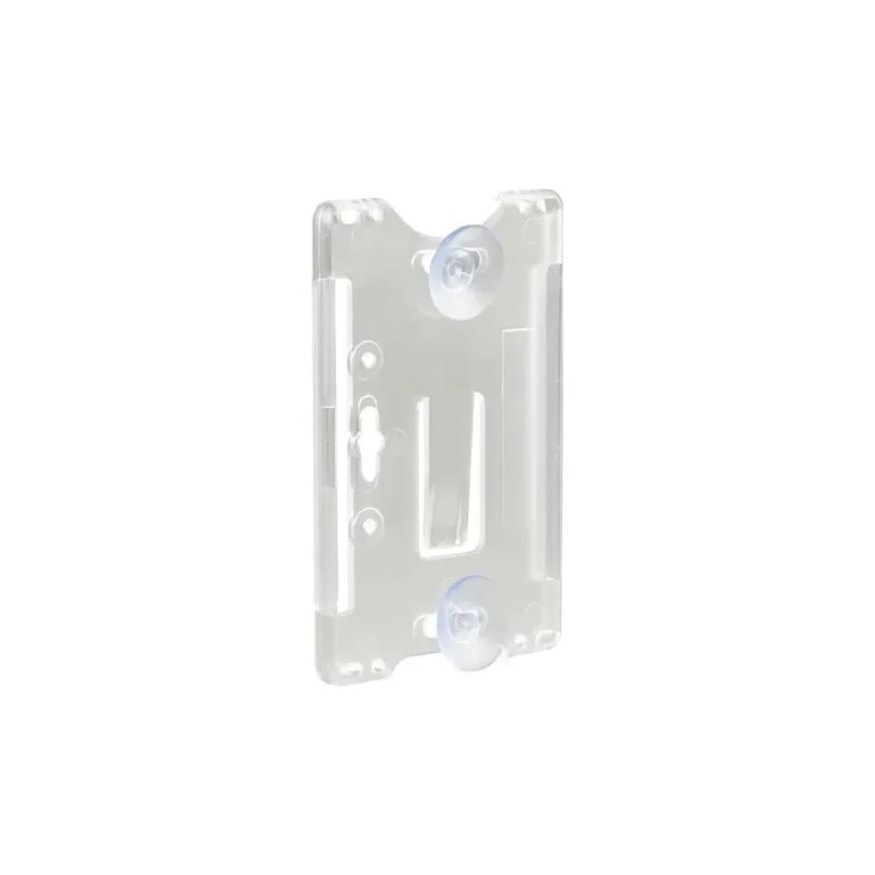 Porta Tarjeta Accesspro Para Cristal Con Ventosas Iso Card