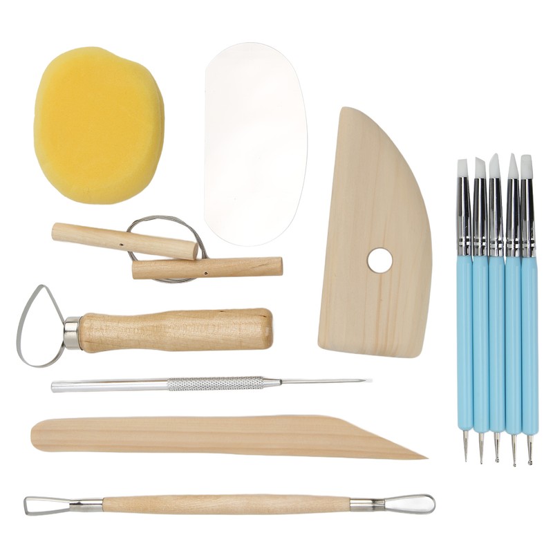 14 Pcs Clay Tools Portable Multipurpose DIY Crafts Pottery Shaping