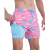 CoozySphere Mens Swim Trunks with Compression Liner 5 Inch Inseam