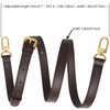 RICLVS Genuine Vachetta Leather Crossbody Strap Genuine Leather Adjustable Replacement