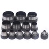 14Pcs Hollow Hole Punch Tool Kit, 3/16", 1/4", 5/16", 3/8",7/16",