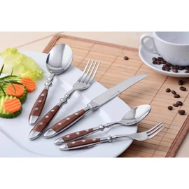 GRÄWE Nürnberg Table Spoons, Set of 6, Brown, Soup Spoons, Dinner Spoons