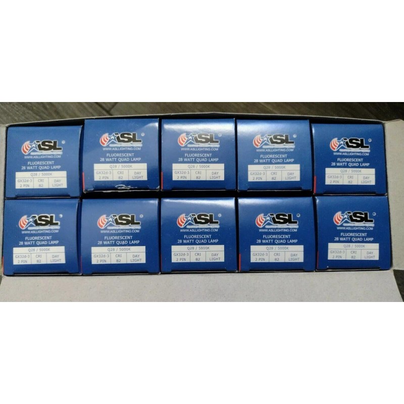 ASL LOT OF 10 PCS ASL QUAD 28 WATTS 5000K