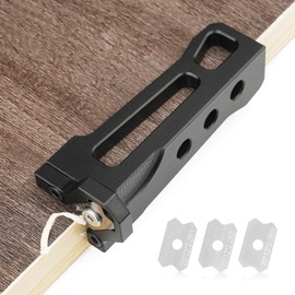 Edge Banding Trimmer Veneer Edge Trimmer Chamfer Plane Edge Plane Edge Chamfer Burr Scraper for Woodworking (R1+R2+R3)