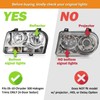 Sagnod Auto Headlights Compatible with 2005-2010 Chrysler 300