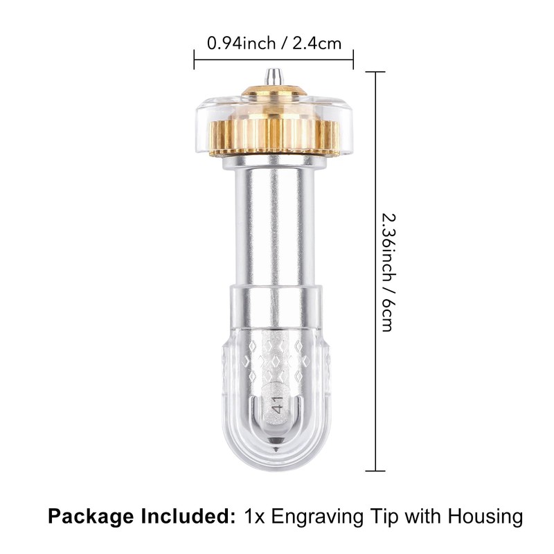 Engraving Tip with Housing Compatibale with Maker/Maker 3/Maker 4, Premium