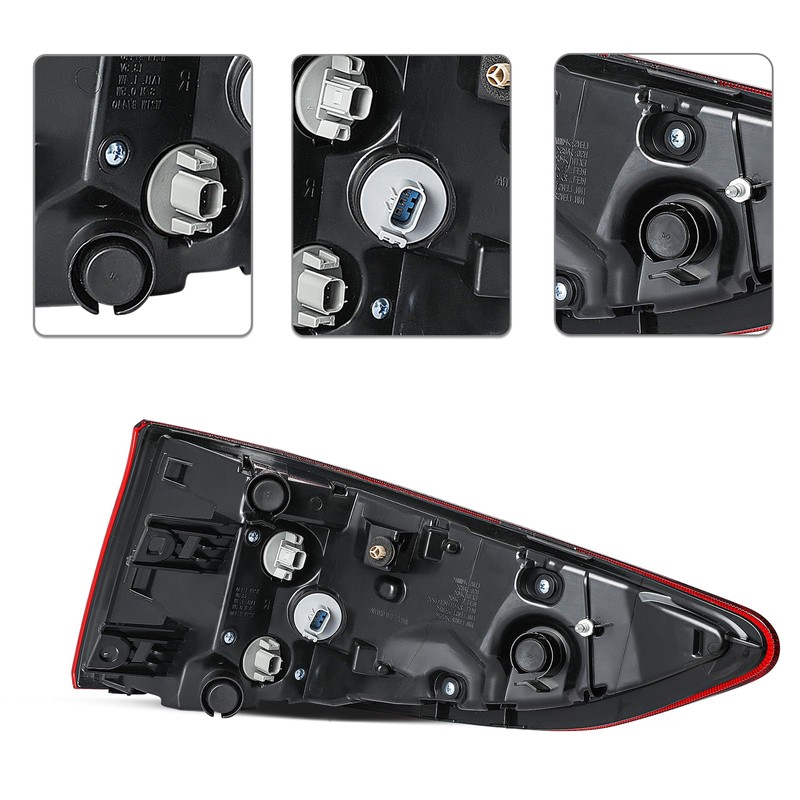 SOCKIR LED DRL Tail Light Assembly w/Bulbs fit 2018-2023 Honda