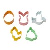 Decora 0255415 5tl Cookie Cutter Set Easter Made of Coloured