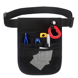 Medical Organizer Belt for Nurse, Multi-Compartment Nurse Fanny Pack with Medical Gear Pockets, Tape Holder, and Utility Storage for Student and Nurse