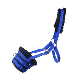 SIE Horse Grazing Muzzle Feed Bags (Cob, Royal Blue)