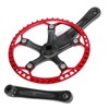 Meijun Bike Crankset 170mm Bicycle Chainwheel Chain Ring Set 45T
