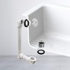 Westbrass A49721-26 14" Sch. 40 PVC 1-1/2" Bath Waste &