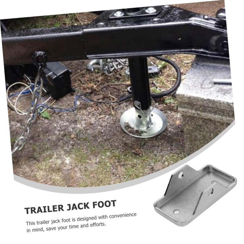 GRIRIW Removable Trailer Jack Foot Pad Plate Jack Foot Plate