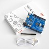 Uno Rev3 Board, Compatible with Arduino Uno R3, ATmega328P Microcontroller,