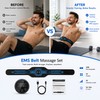 EMS Abdominal Belt for Home Fitness – USB Rechargeable Muscle