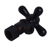 Westbrass D105X-62 Cross Handle Angle Stop Shut Off Valve, 1/2"