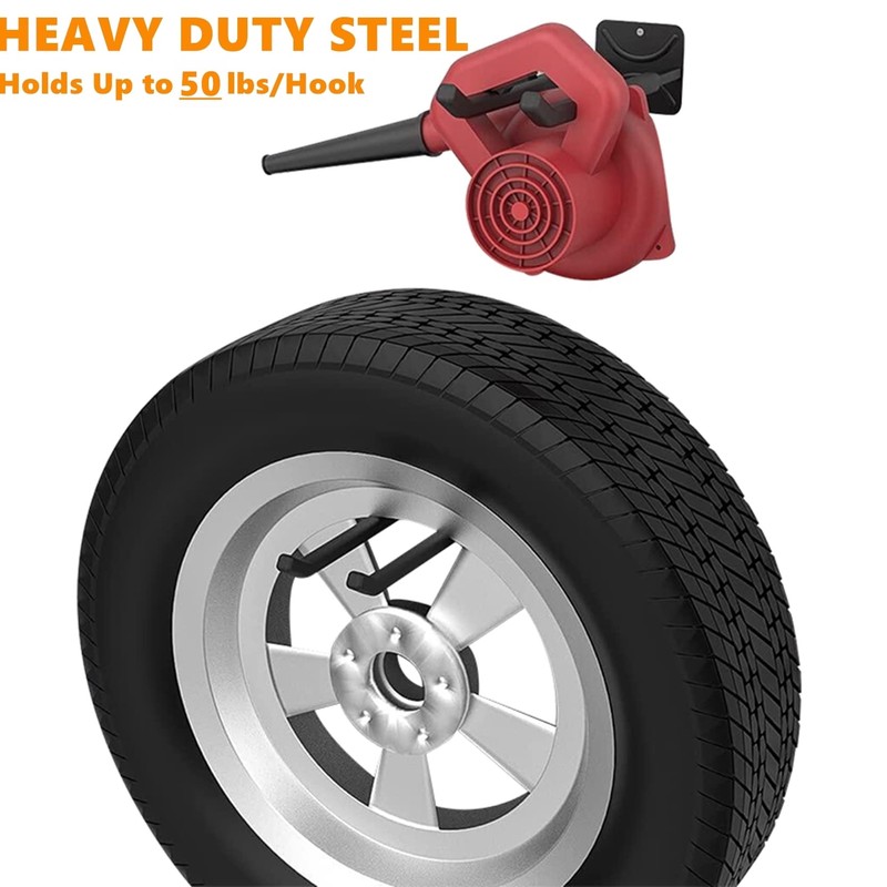 TORACK Garage Hooks Heavy Duty Tool Organizer, Wall Mount Hanger